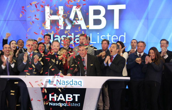 Habit IPO celebration