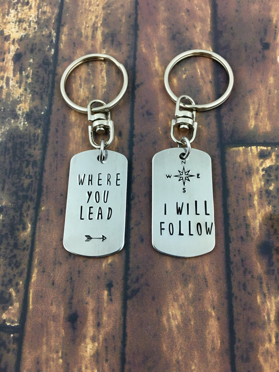 Where You Lead Keychain via 50+ Best Gilmore Girls Gift Ideas https://emmalinebride.com/gifts/50-best-gilmore-girls-gift-ideas/